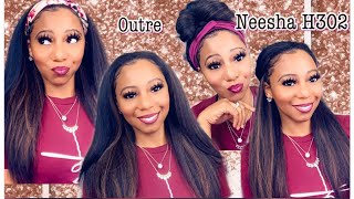 Outre Half Wig Quick Weave Neesha H302  Sheisvaree [upl. by Ytirehc]