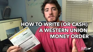 How to write or cash a western union money order [upl. by Emya629]