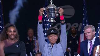 Naomi Osaka vs Serena Williams  US Open 2018 Final Extended Highlights [upl. by Ardnasil]