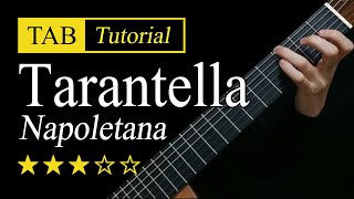 Tarantella Napoletana  Guitar Lesson  TAB [upl. by Haldi]