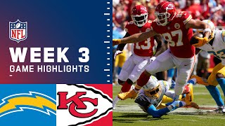 Chargers vs Chiefs Week 3 Highlights  NFL 2021 [upl. by Namruht]