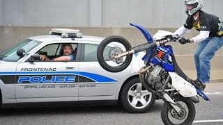 Motorcycle Stunters VS Cops Compilation  FNF [upl. by Nirihs]