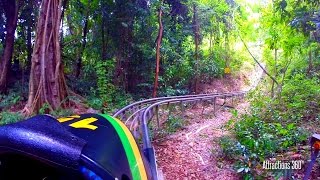 HD Jamaican High Speed Bobsled Ride through the Jungle  Mystic Mountain Jamaica [upl. by Rockie539]