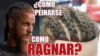 COMO HACER TRENZAS PEGADAS VIKINGAS RAGNAR [upl. by Dhiren]