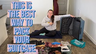 The BEST Way To Pack A Suitcase For Travel  PROVEN METHOD [upl. by Drannel]