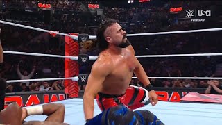 Andrade vs Apollo Crews  WWE RAW 3042024 [upl. by Ilecara]