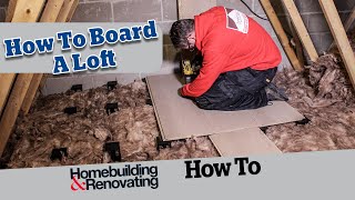 How to Board a Loft  ADVICE  Homebuilding [upl. by Atterehs]