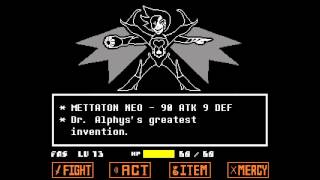 Undertale  Mettaton NEO Boss Fight [upl. by Benenson756]