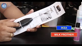 IKEA MILK FROTHER Review amp Battery Installation [upl. by Leahcam]