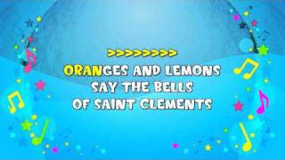 Oranges and Lemons  Sing A Long  Nursery Rhyme  KiddieOK [upl. by Spector]