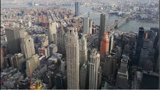 Visiting The One World Observatory  Beautiful Views Across New York [upl. by Acsecnarf]