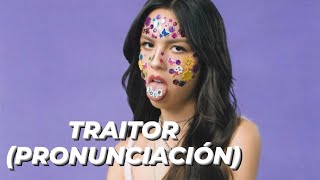 Olivia Rodrigo  traitor PRONUNCIACIÓN [upl. by Seidler]