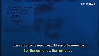 XXXTENTACION  HOPE SUB españolIngles Lyrics ESPINGLES [upl. by Aedni109]