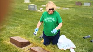 How to Clean HeadstonesCemetery Markers [upl. by Muslim]