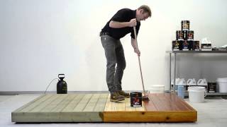 How To Stain Your Deck Quickly And Easily  Environmentally Friendly  Sansin [upl. by Aneerhs]