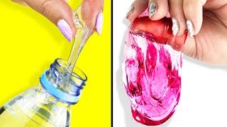 HAZ SLIME DE AGUA 💦 Probando Recetas SIN BORAX [upl. by Nnylakcaj]