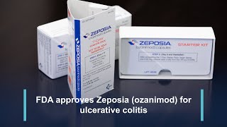 FDA Approves Ozanimod for Ulcerative Colitis [upl. by Kathleen]