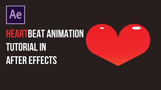 HeartBeat animation tutorial in Adobe After Effects [upl. by Sikko878]