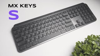 Logitech MX Keys S Keyboard  Review [upl. by Yelah641]