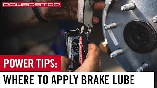 How To Apply Brake Lube  PowerStop [upl. by Johannes126]