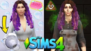 CLEAN vs DIRTY Challenge in The Sims 4 [upl. by Kenley]