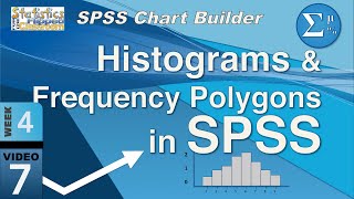 Histograms amp Frequency Polygons in SPSS 47 [upl. by Mungovan]