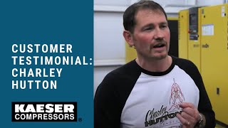 Kaeser Compressors Customer Testimonial Charley Hutton 2013 [upl. by Llehsem917]