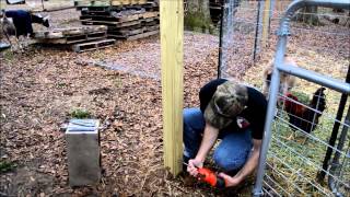 Gate Installation on the Farm [upl. by Dorina]