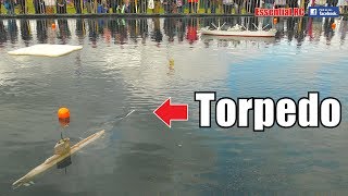 AMAZING RC SUBMARINE TORPEDO FIRINGLAUNCH DEMONSTRATION [upl. by Schwing641]