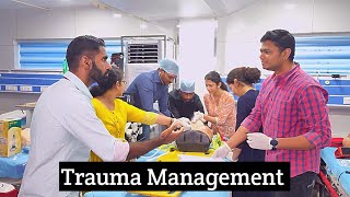 Trauma Management  ATLS Scenario  Primary Survey [upl. by Arnaldo530]