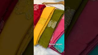 Vibrant Chiffon Silk Sarees  Classy Designer Saree Collection  Chiffon Charm  Ethnic Fashion [upl. by Katrina]