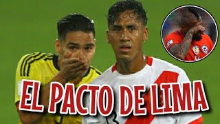 El día que Perú y Colombia arreglaron el empate para dejar a Chile afuera del mundial 2018 [upl. by Ahsauqram]