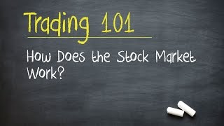 Trading 101 How Does the Stock Market Work [upl. by Etteval]