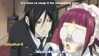 Funniest moment in Black butler Kuroshitsuji☺Sebastian and Meyrin™ [upl. by Eiramanad910]