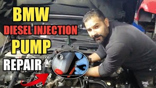 BMW N47 DIESEL INJECTION PUMP REPAIR [upl. by Aibar]