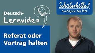 Ein Referat halten 🎓 Schülerhilfe Lernvideo Deutsch [upl. by Ettennan]