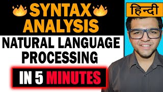 Syntax Analysis in Natural Language Processing [upl. by Acirderf]