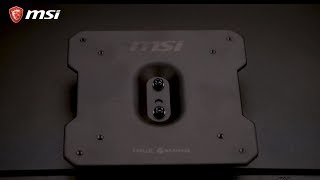 MSI® HOWTO install a VESA mount to an MSI Monitor [upl. by Nirre]