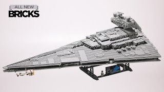 Lego Star Wars UCS 75252 Imperial Star Destroyer Speed Build [upl. by Tallu388]