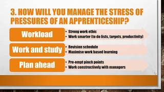 Top 5 Apprenticeship Interview Questions and Answers [upl. by Moishe973]