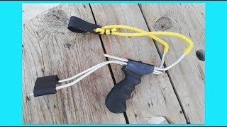 🔴 como hacer resortera deportiva casera  slingshot homemade [upl. by Enigroeg]