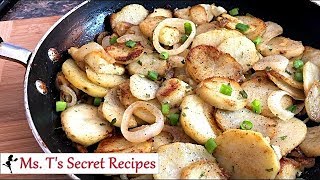 Fried Potatoes and Onions  Southern Style [upl. by Clyte]