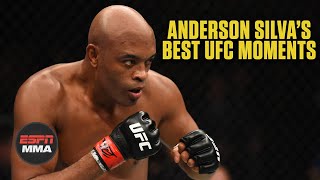 Anderson Silvas best UFC moments  ESPN MMA [upl. by Notyad]