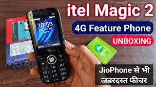 New itel Magic 4G feature phone unboxing  itel magic 2 4g feature phone Vs Jio 4G Feature Phone [upl. by Atterys]