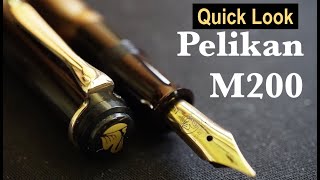 Quick Look Pelikan M200 Fountain Pen [upl. by Barri]