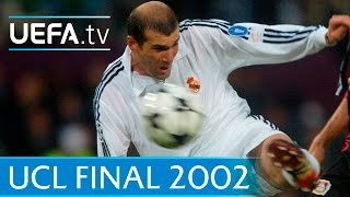 Real Madrid v Leverkusen  2002 UEFA Champions League final highlights [upl. by Ginnie]