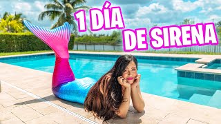 ME CONVIERTO EN SIRENA 😱 1 DÍA VIVIENDO BAJO EL AGUA 😅 Reto Extremo 🧜‍♀️‍ Sandra Cires Art [upl. by Schilit788]