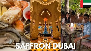 SAFFRON  ATLANTIS THE PALM DUBAI  DINNER BUFFET  RESTAURANT TOUR  Gerard Travel Vlogs [upl. by Medea]