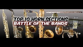 My Top 10 Horn Sections Remastered [upl. by Buyers]