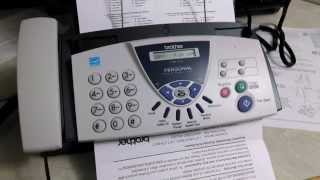 Brother FAX575 Setup [upl. by Ditter]